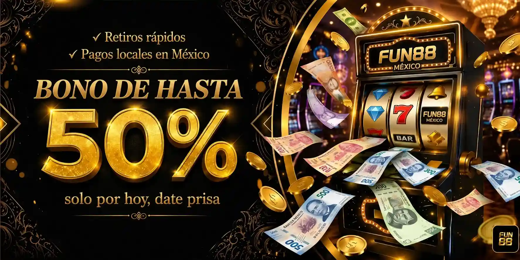 Bonos Fun88 Casino México 2026